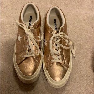 Converse golden all star sneakers